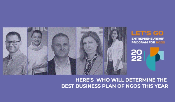 LET's GO 2022 - this is who will determine the best business plan of NGOs this year